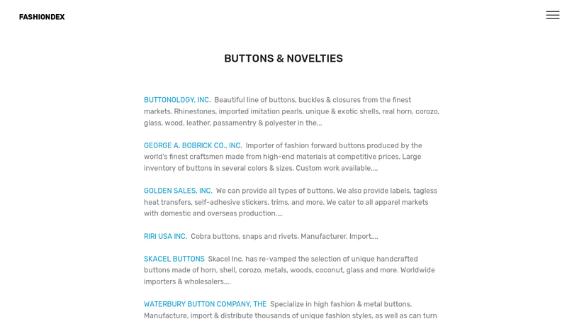 BUTTONS & NOVELTIES