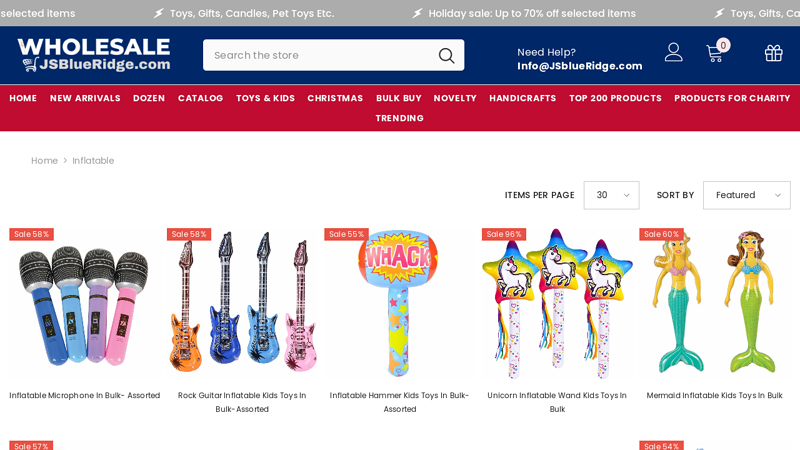 Buy Bulk Inflatables at Affordable Prices