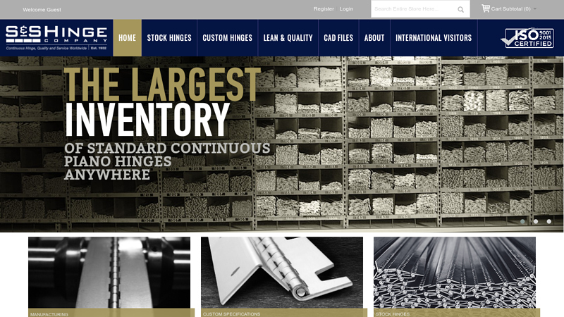 Buy Continuous Piano Hinge direct from the Manufacturer!