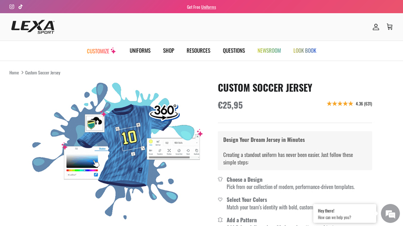Buy Custom Soccer Jersey Online in USA