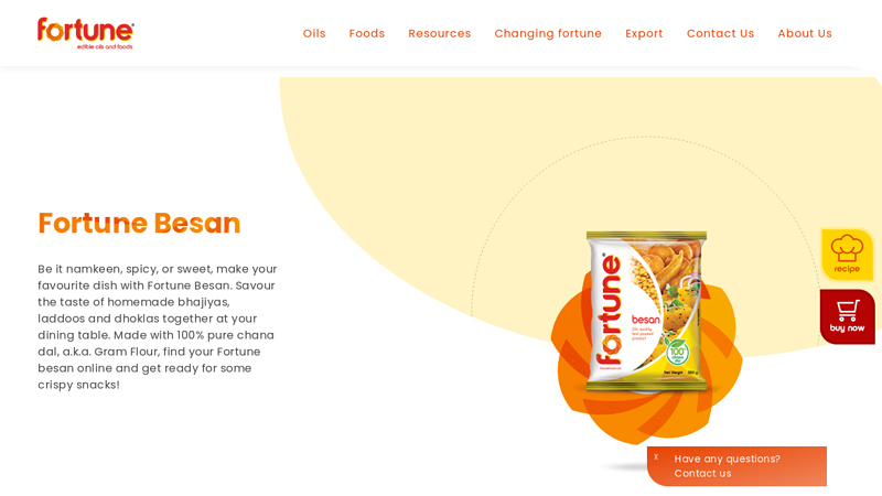 Buy Fortune Chana Besan Powder