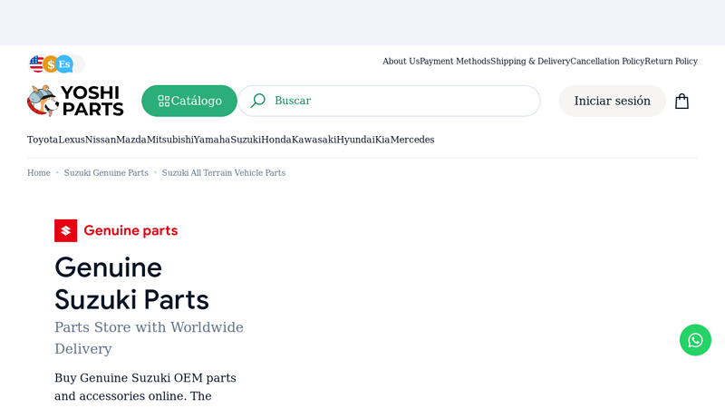 Buy Genuine Suzuki Parts at YoshiParts • Worldwide Delivery