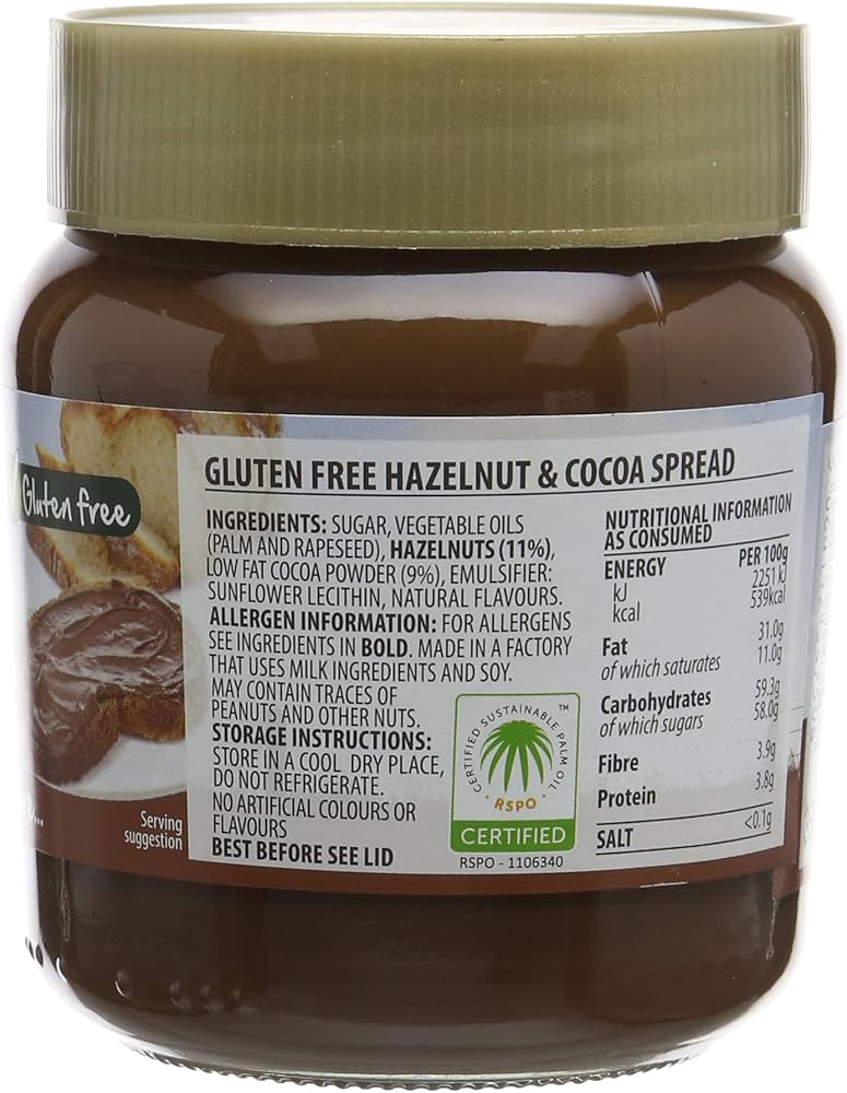 Buy Hazelnut and Chocolate Spreads