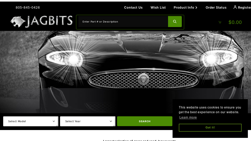 Buy Jaguar Parts up to 60% Off! Shop OEM Parts/Accessories, 2025