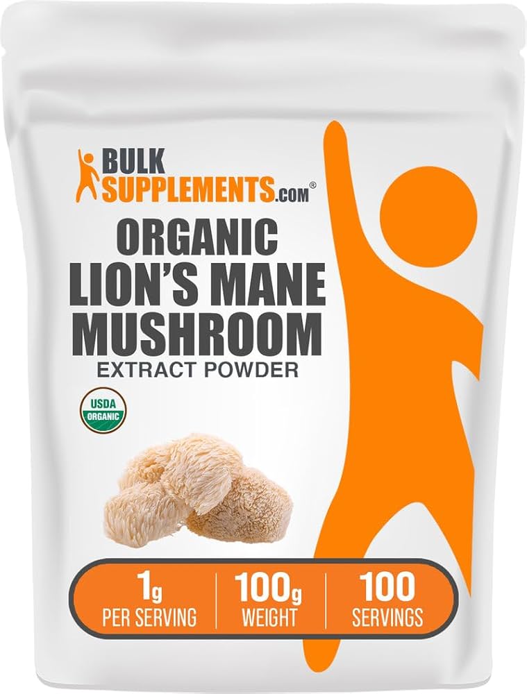 Buy Lion's Mane Mushroom Powder Supplement