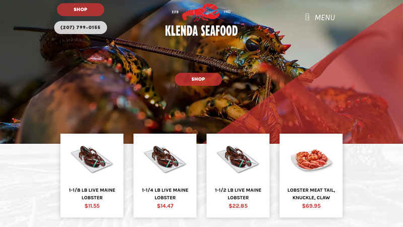 Buy Maine Lobster Wholesale or Direct from Klenda Seafood