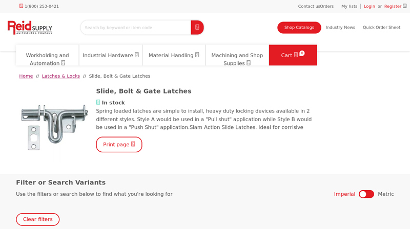 Buy Slide, Bolt & Gate Latches