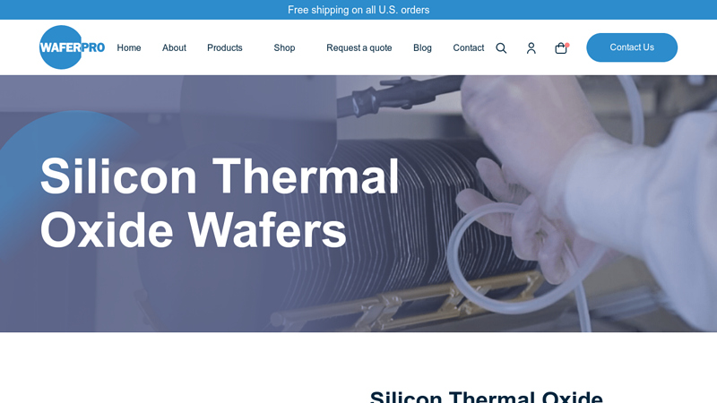 Buy Thermal Oxide Silicon Wafers