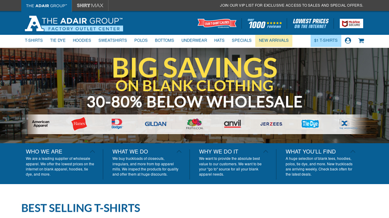 Buy Wholesale Clothing & Blank Apparel in Bulk