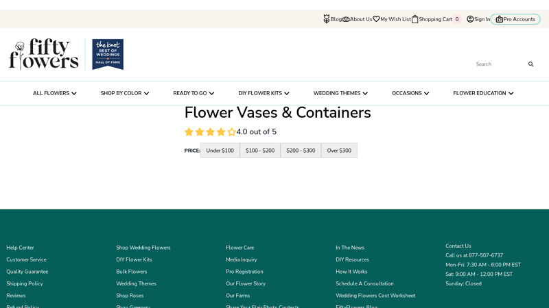 Buy Wholesale Flower Vases & Containers in Bulk
