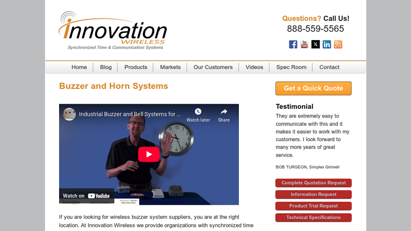 Buzzer and Horn System