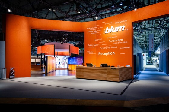 Cabinet hardware by Blum for modern living spaces