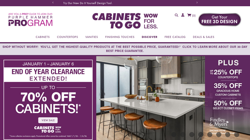 Cabinets To Go Your One Stop Dream Kitchen Shop