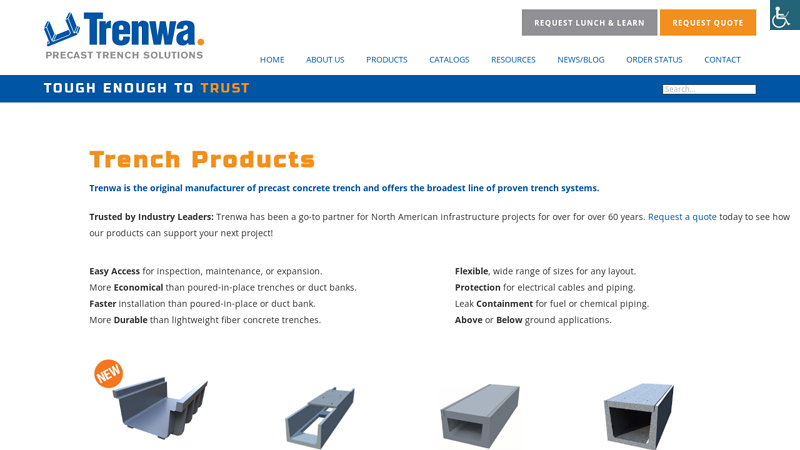 Cable Trench Products and Accessories