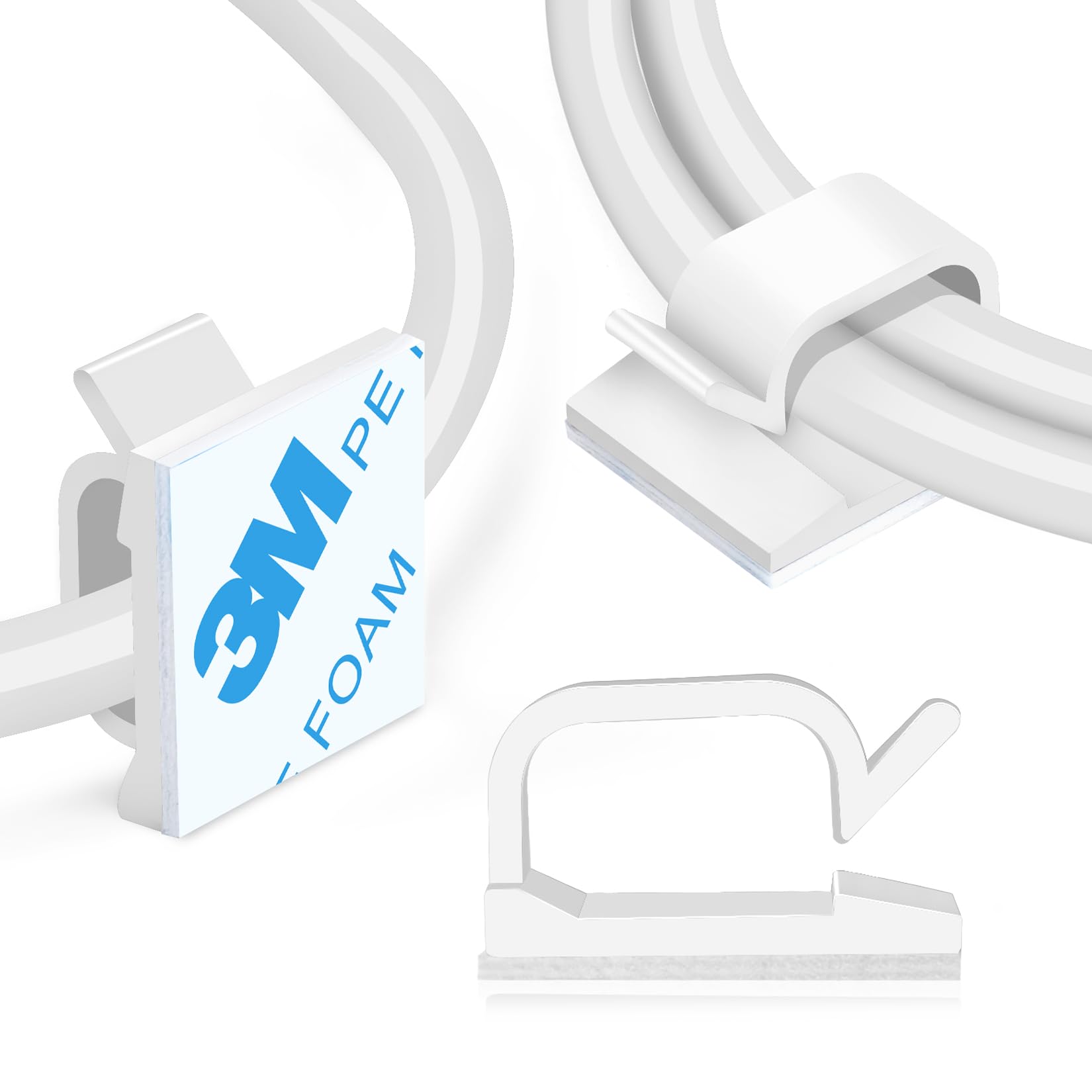 Cable Wire Clips with Strong Self