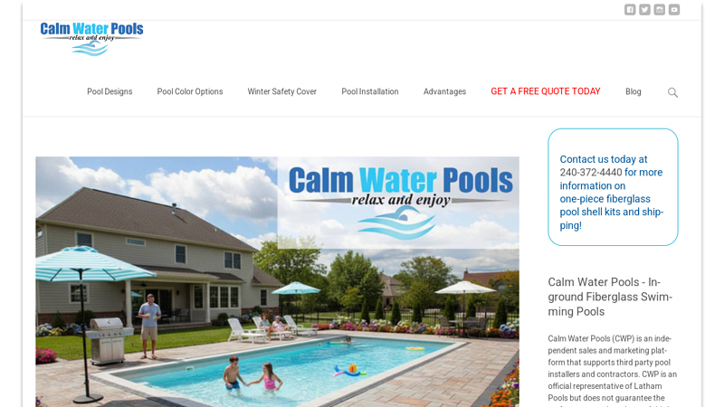 Calm Water Pools: Fiberglass Pool Shells