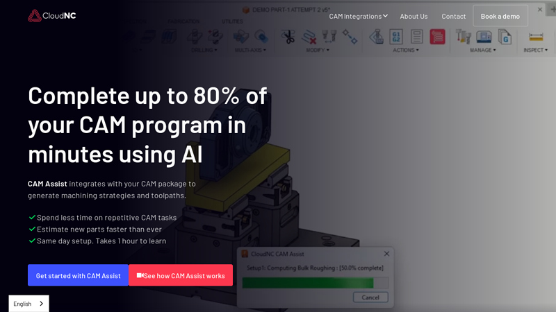 CAM Assist by CloudNC