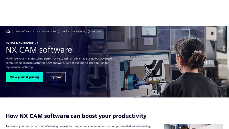 CAM software for CNC programming