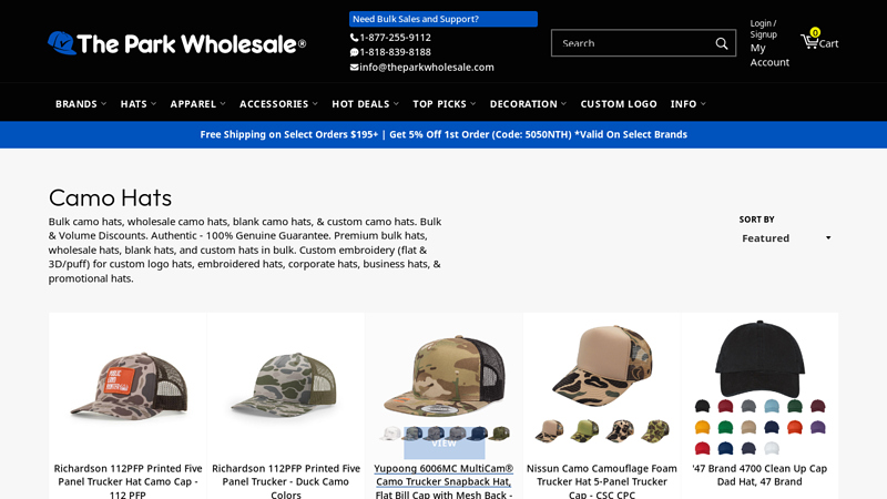Camo Hats