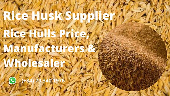 Can someone help me find manufacturers and providers of rice husk ...