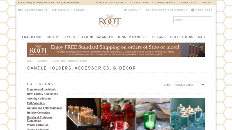 Candle Holders, Accessories, & Décor