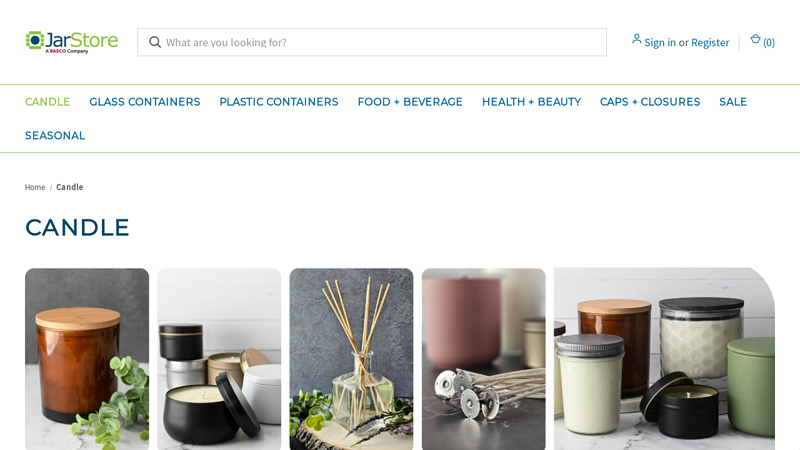 Candle Jars & Vessels