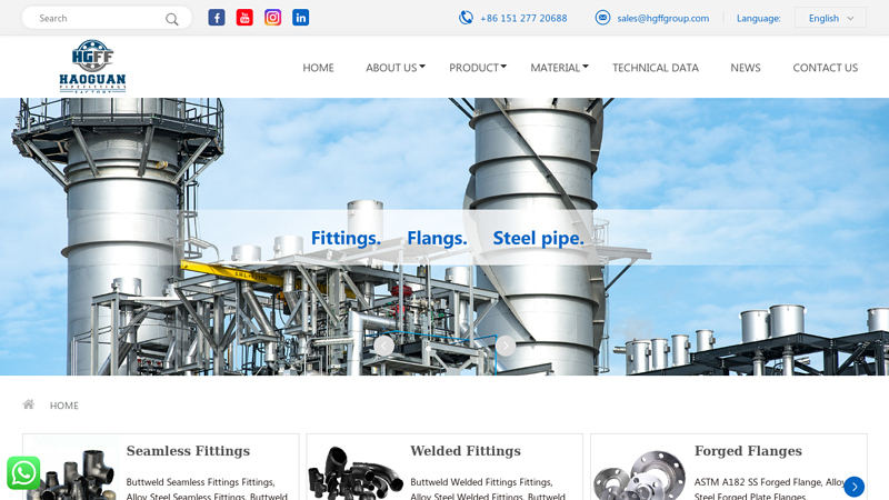 Cangzhou Haoguan Pipe Fittings Flanges Manufacturing Co.,Ltd