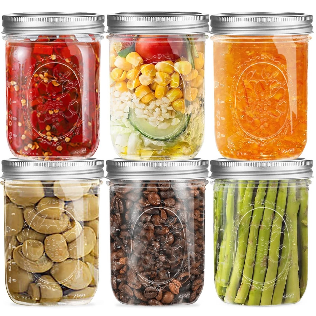 Canning, Preserving, & Pantry Storage Jars