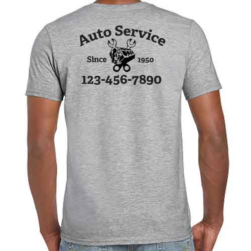 Car Engine Service Work Shirts: Custom Uniforms custom t-shirts