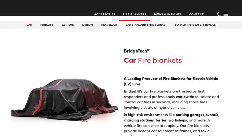 Car Fire Blankets