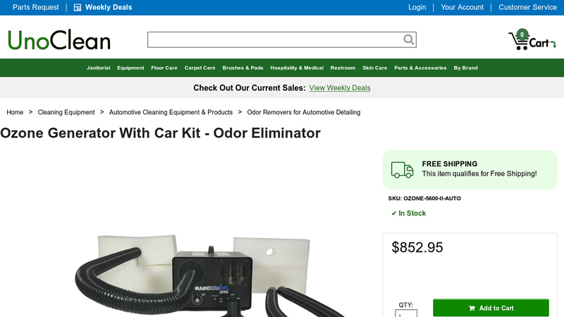 Car Kit Ozone Generator