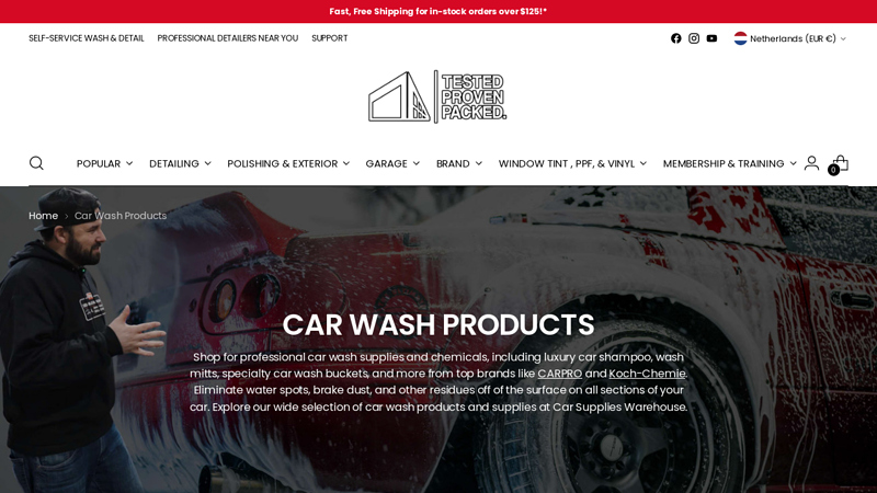 Car Wash Supplies & Equipment