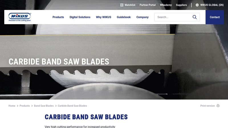 Carbide Band Saw Blades