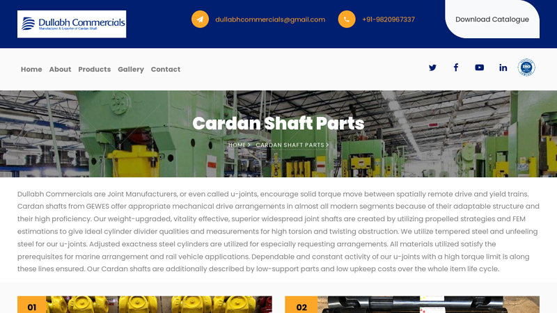 Cardan shaft Parts