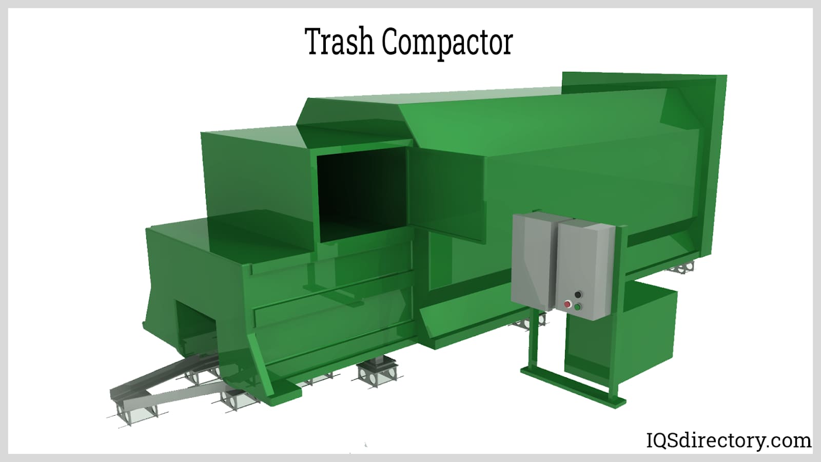 Cardboard balers, trash compactors and other recycling equipment ...