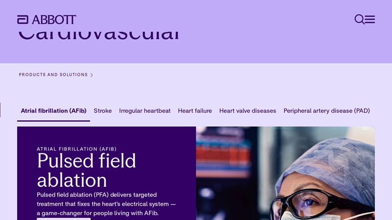 Cardiovascular Products and Solutions