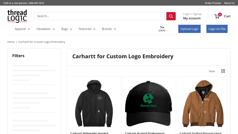 Carhartt for Custom Logo Embroidery custom t-shirts