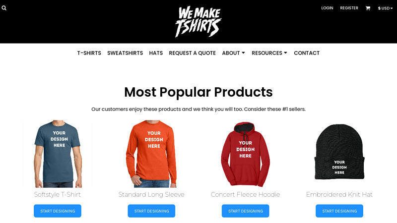 Carhartt Screen Printing and Embroidery custom t-shirts