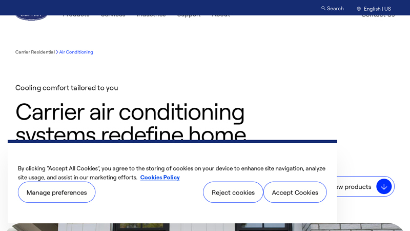 Carrier air conditioning systems redefine  comfort