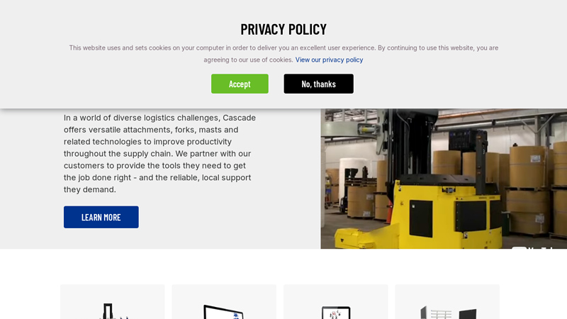 Cascade Corporation: Forklift Parts