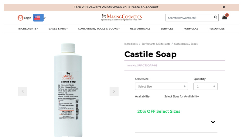 Castile Soap 275