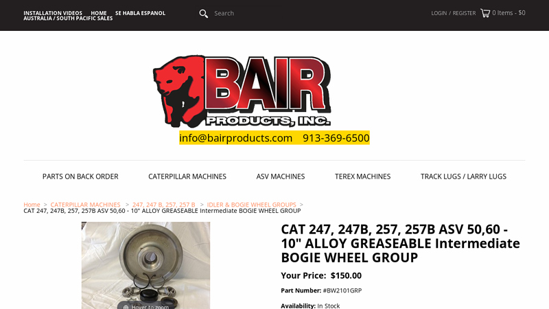 CAT 247, 247B, 257, 257B ASV 50,60