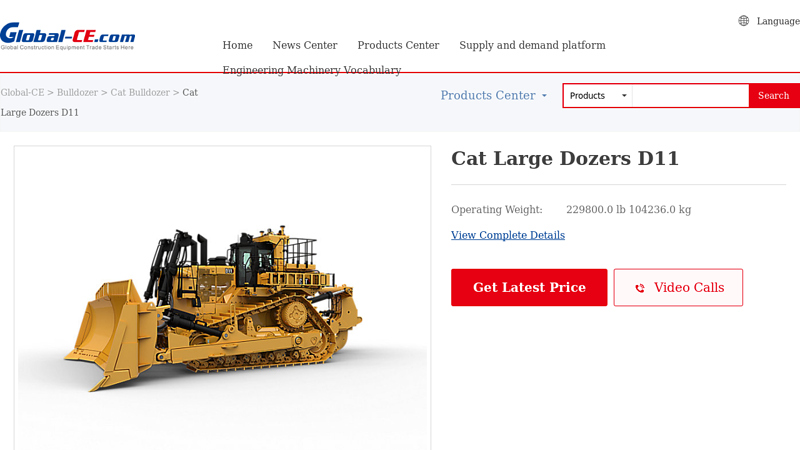 Cat Large Dozers D11