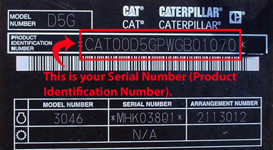Cat Serial Number Identification & Location Guide