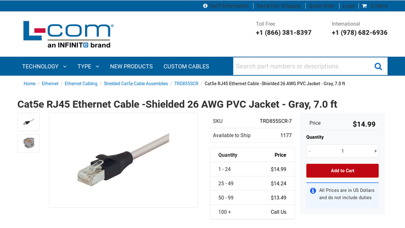 Cat5e RJ45 Ethernet Cable