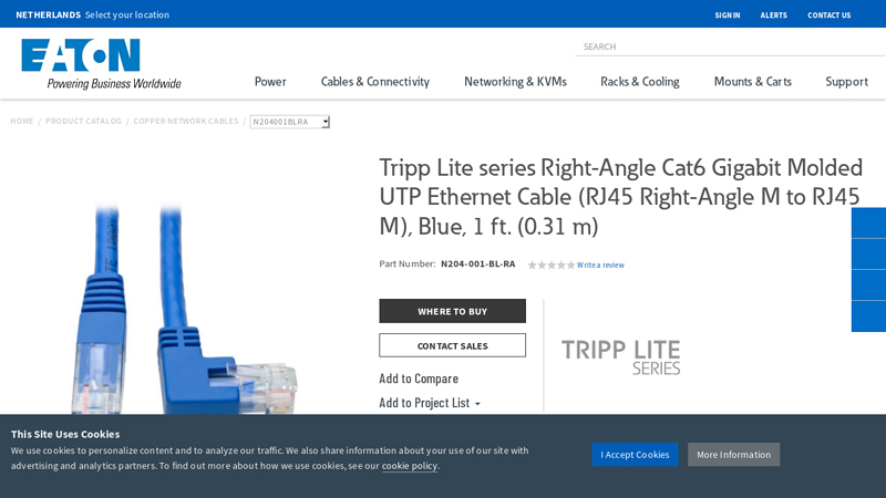Cat6 Gigabit Ethernet Cable