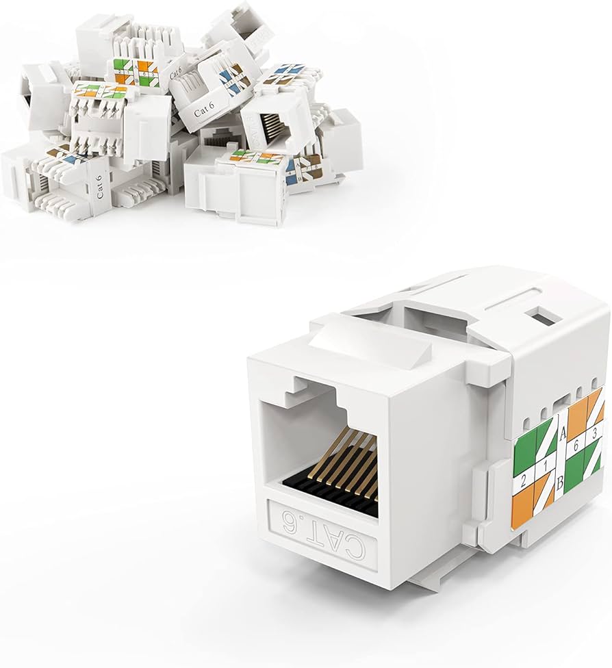 CAT6 RJ45 Keystone Jack