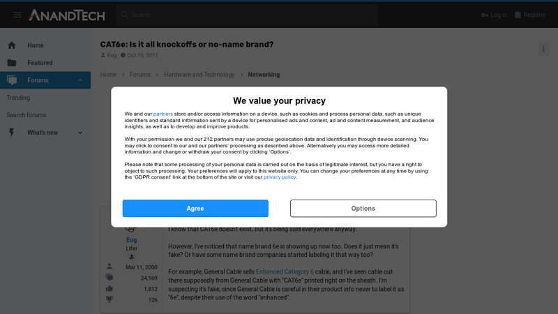 CAT6e: Is it all knockoffs or no-name brand?