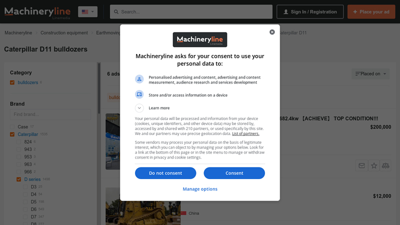 Caterpillar D11 bulldozers
