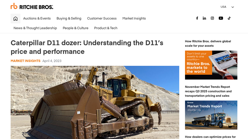 Caterpillar D11 Dozer